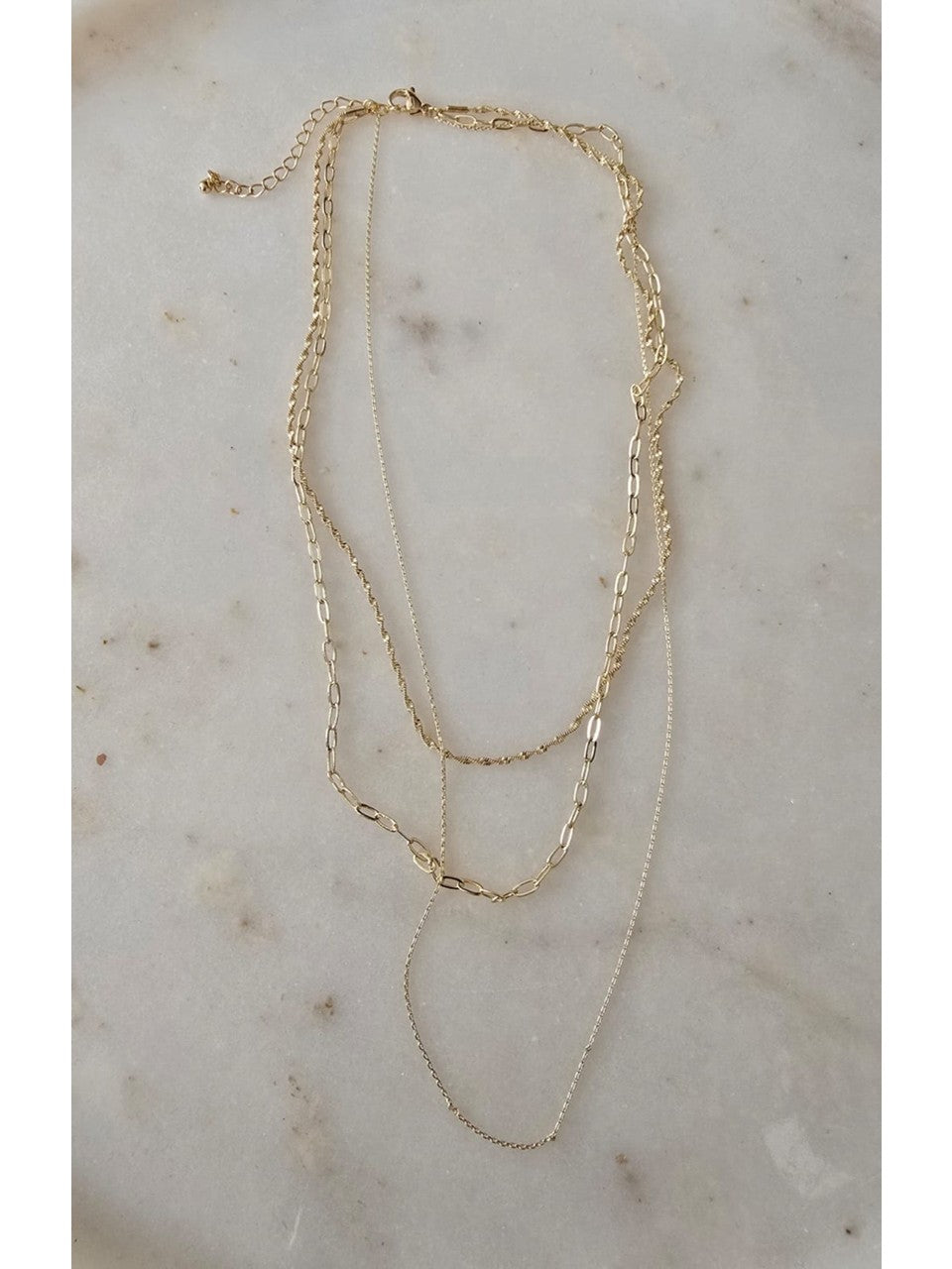 Premium Seri Kadın 3'lü Zincir Kolye