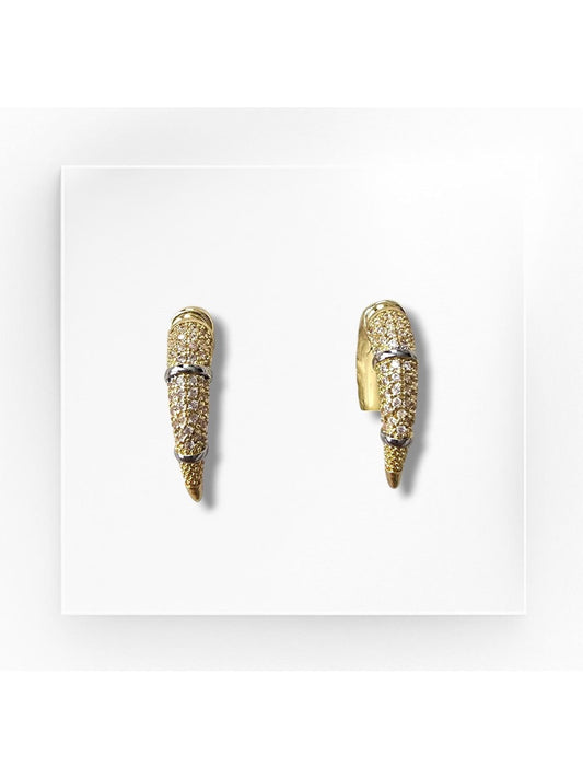 Premium Seri Kadın Çift Taraflı Tasarım Küpe (KOD-9977)