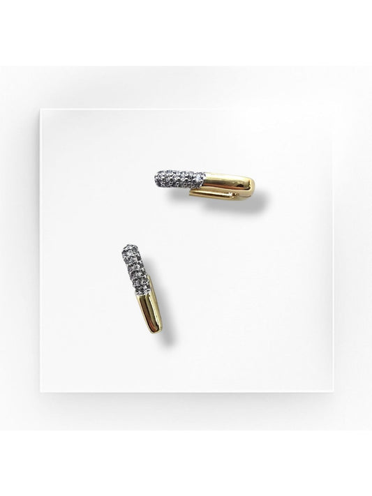 Premium Seri Kadın Minimal Taş Detaylı Zarif Küpe