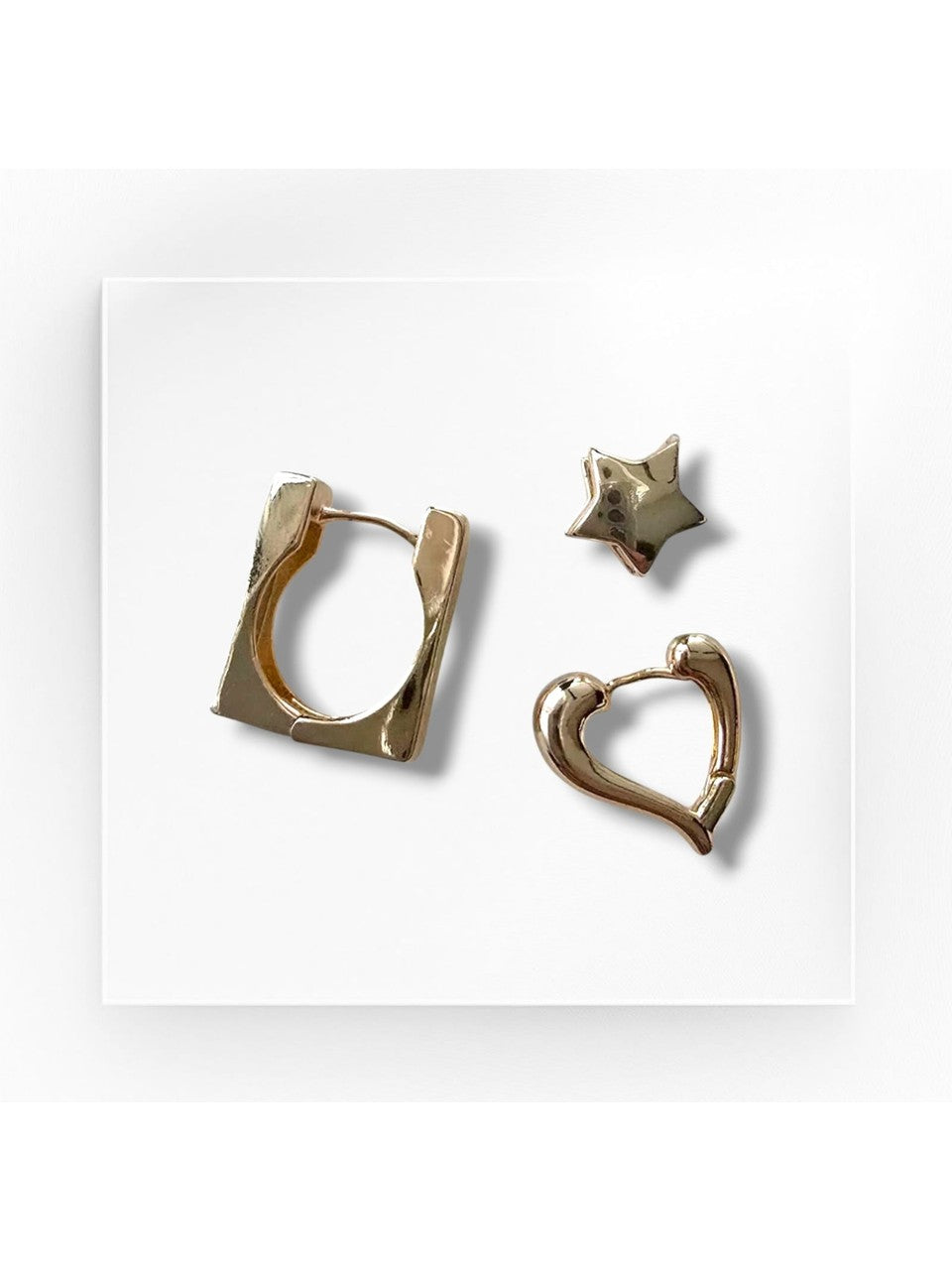 Premium Seri Kadın 3'lü Küpe Set (KOD-9982)