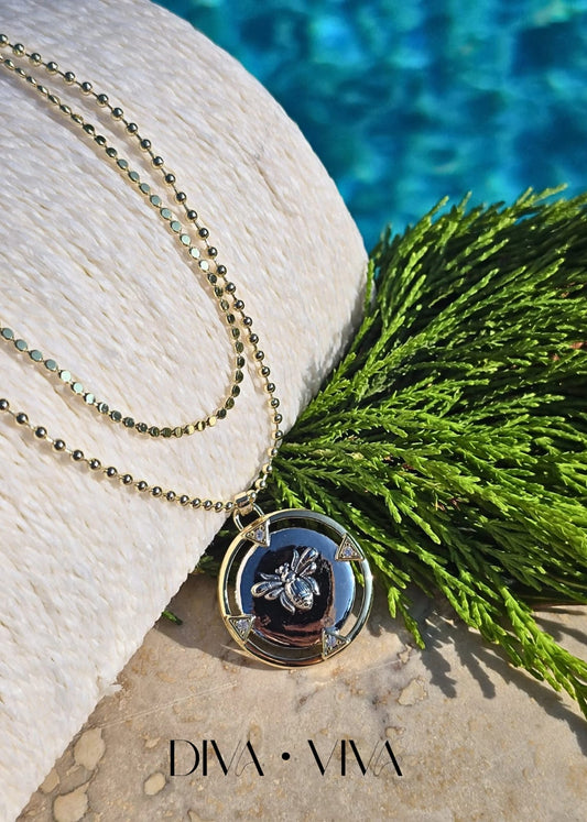 BeeLuxe Madalyon Kolye (KOD-101)