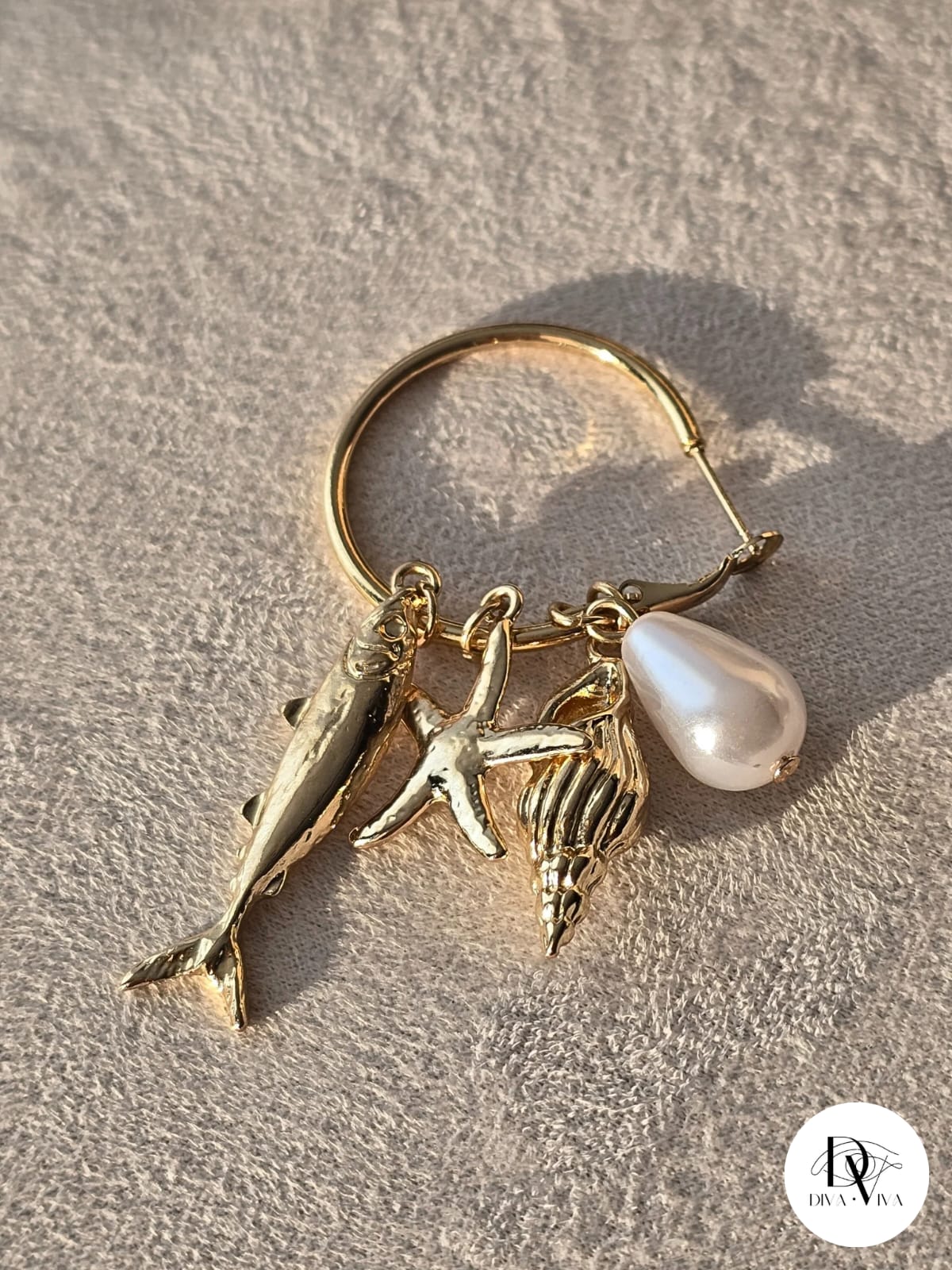 Ocean Charms Küpe (KOD-292)
