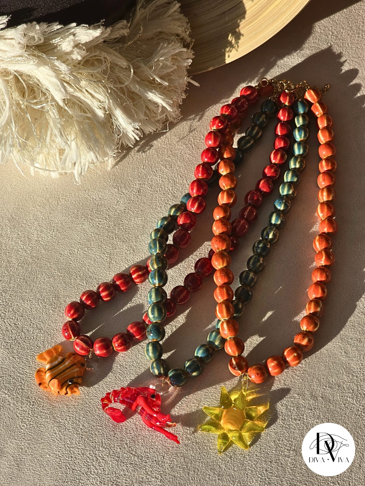 Red Coral Fish Kolye (KOD-251)