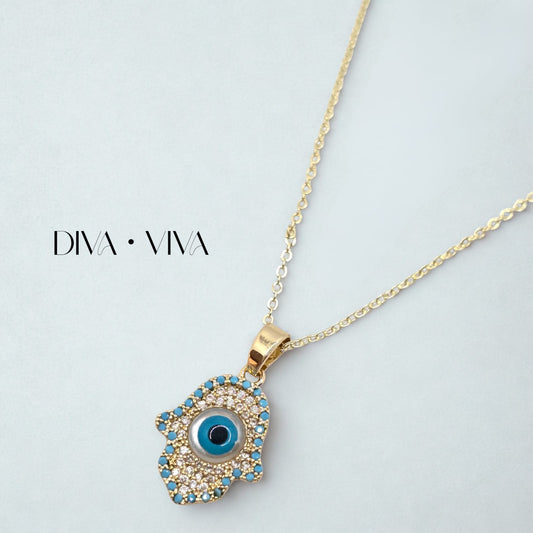 Amara Eye Çelik Kolye (KOD-139)