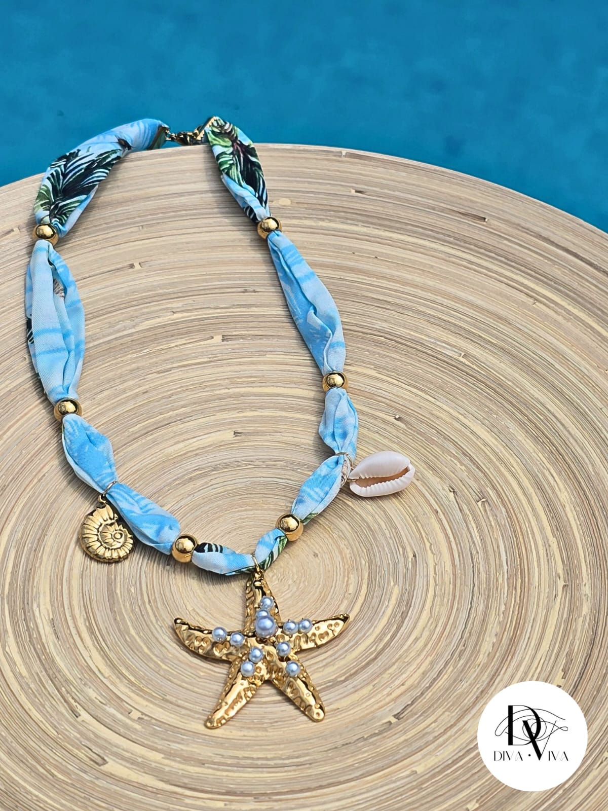 Steel Scarf Necklace Model 3 (KOD-245-2)
