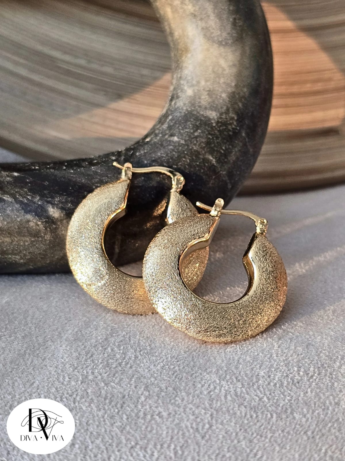 Lunar Texture Hoops (KOD-246)