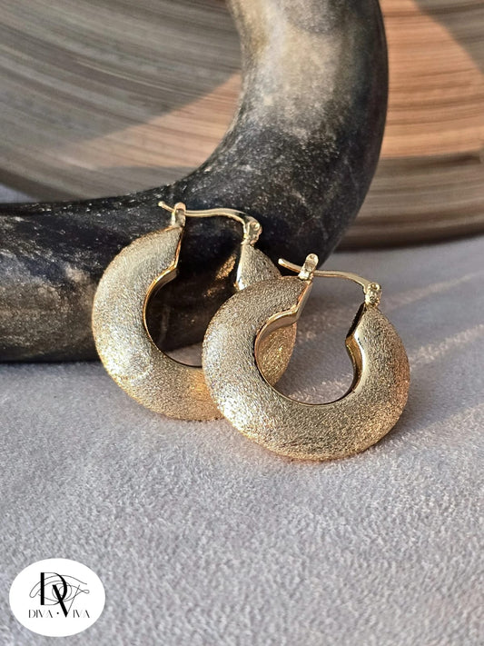 Lunar Texture Hoops (KOD-246)