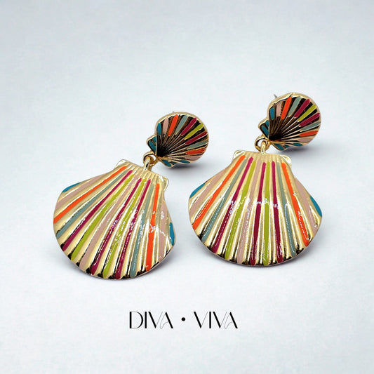 Rainbow Shell – Sallantılı Küpe (KOD-085)