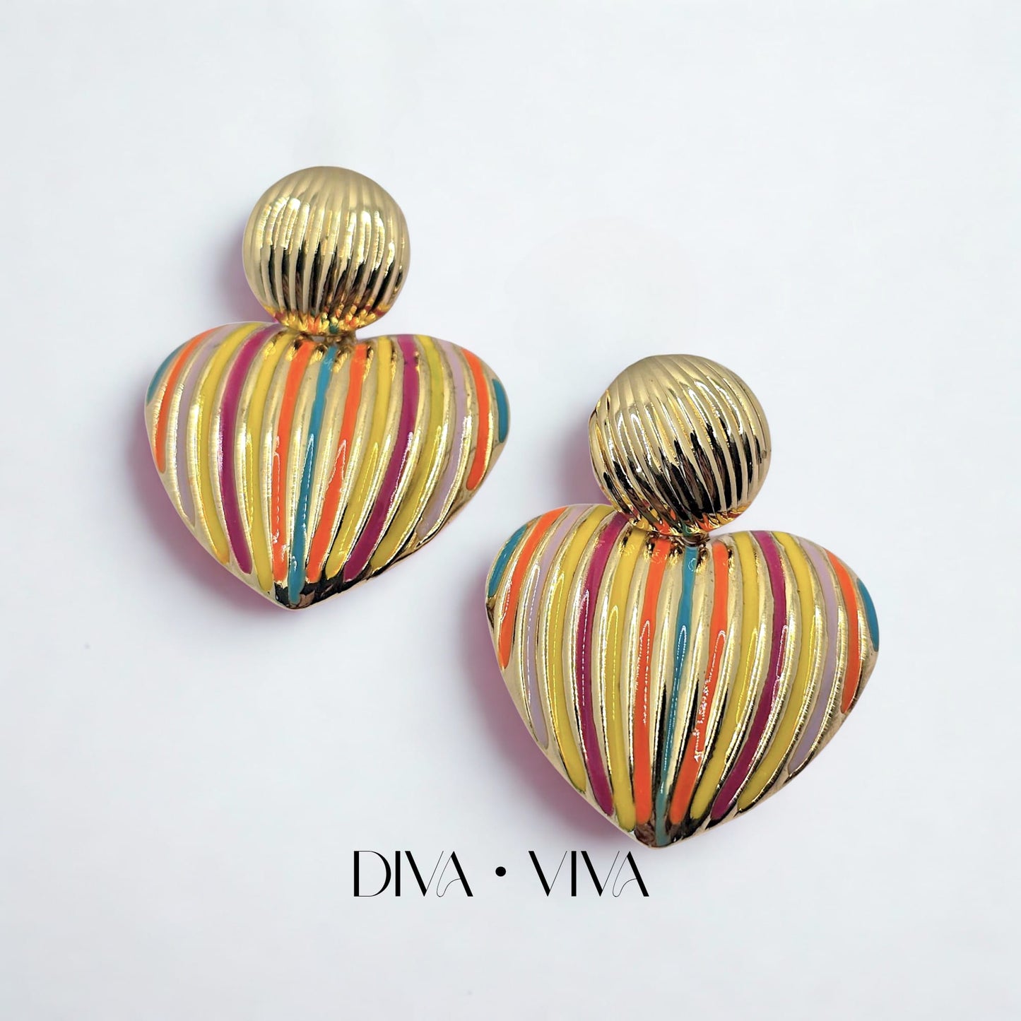 Fiesta Heart – Kalp Form Küpe (KOD-087)