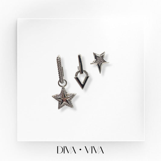 V-Stella 3'lü Küpe Seti (KOD-044)