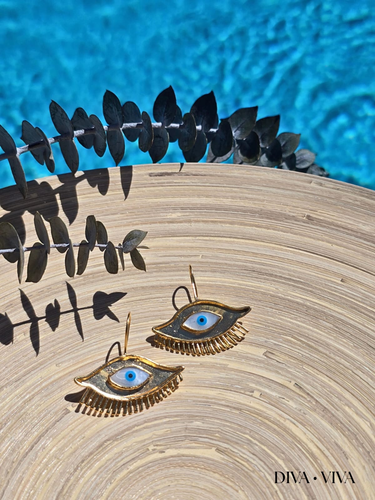 Soleia IX – Golden Gaze Küpe (KOD-201)