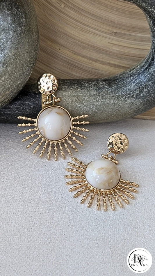 Muse Earrings – Gold Kaplama Trend Model Küpe (KOD-347)