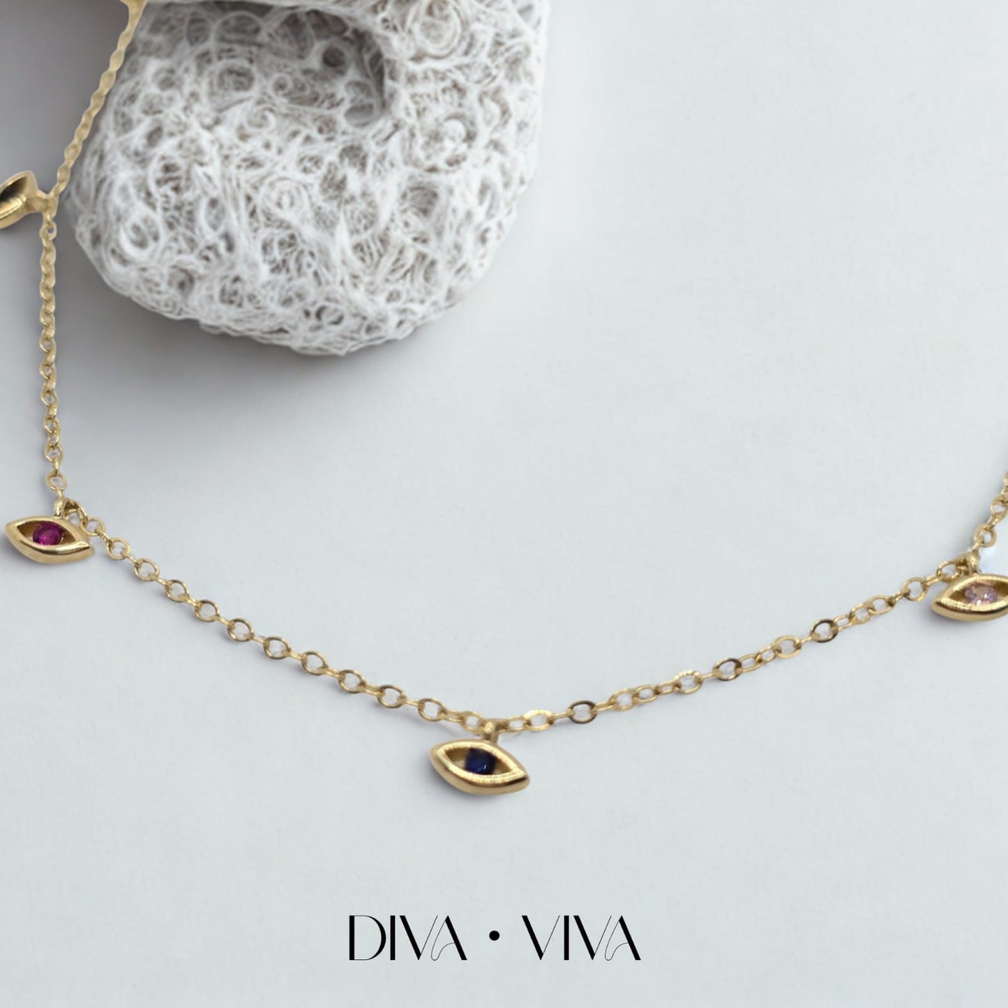 Luz Eye Çelik Kolye (KOD-134)