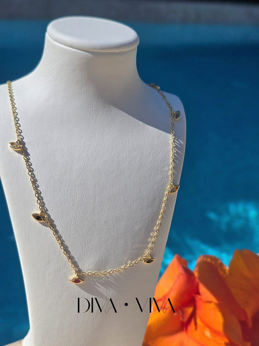 Luz Eye Çelik Kolye (KOD-134)