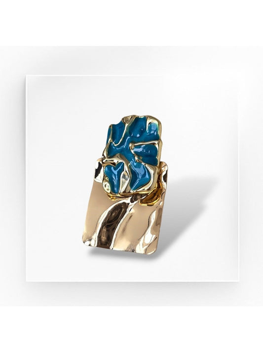 Premium Seri Kadın Plaka Tasarım Küpe (KOD-9984)