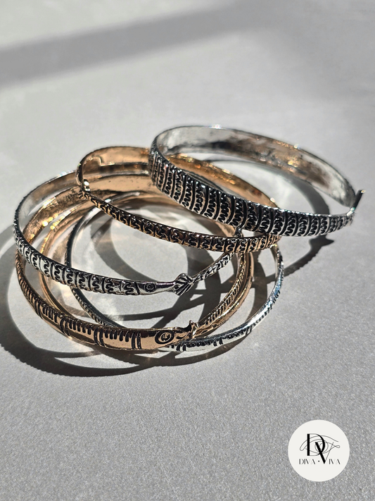 Pisces Charm Bileklik Seti – Antik Gold & Silver (KOD-219)