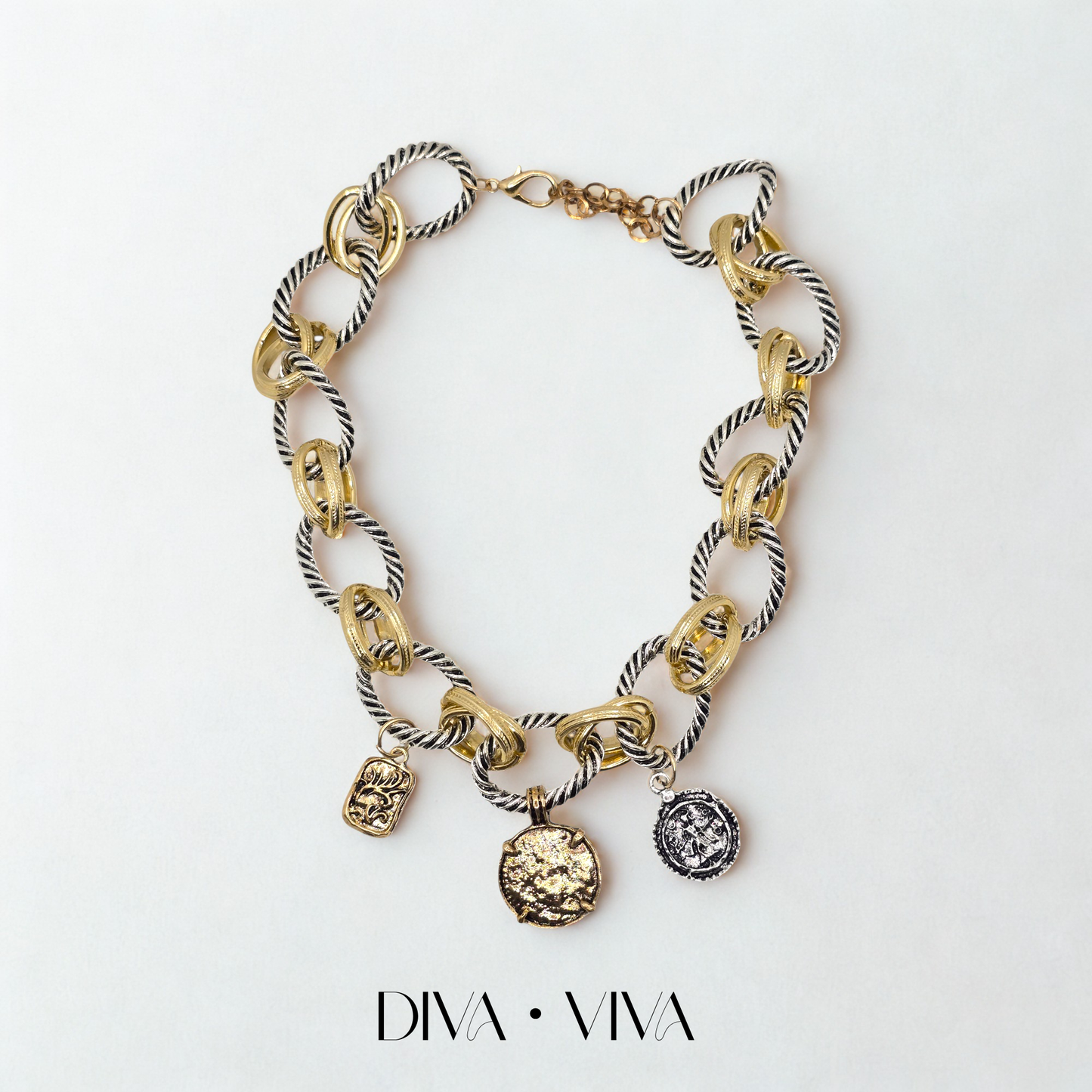 Dual Medallion Kolye (KOD-131)