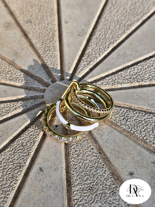 Fusion Set – 4'lü Yüzük Serisi Model 5 (KOD-222-4)