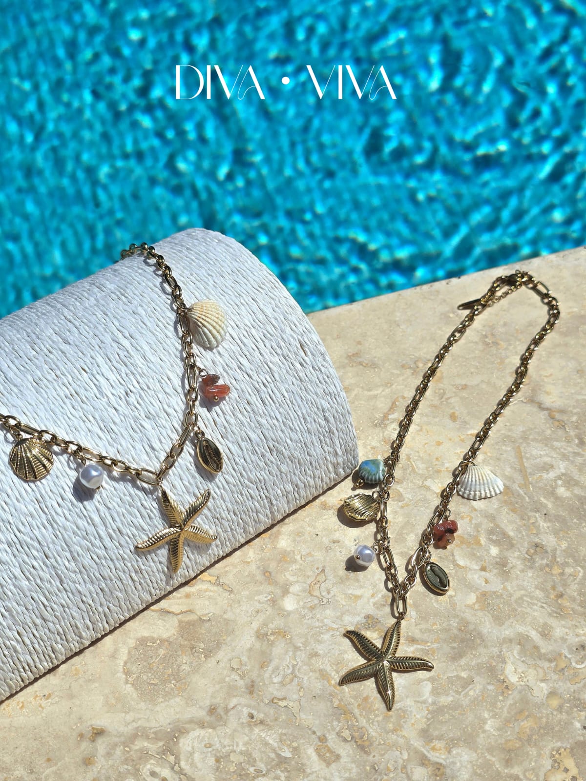 Sea Star Çelik Charm Kolye (KOD-107)