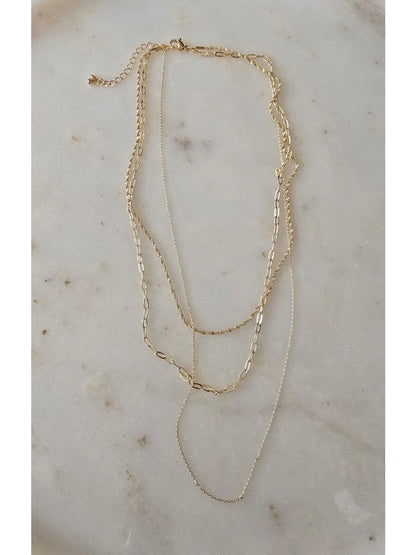 Premium Seri Kadın 3'lü Zincir Kolye