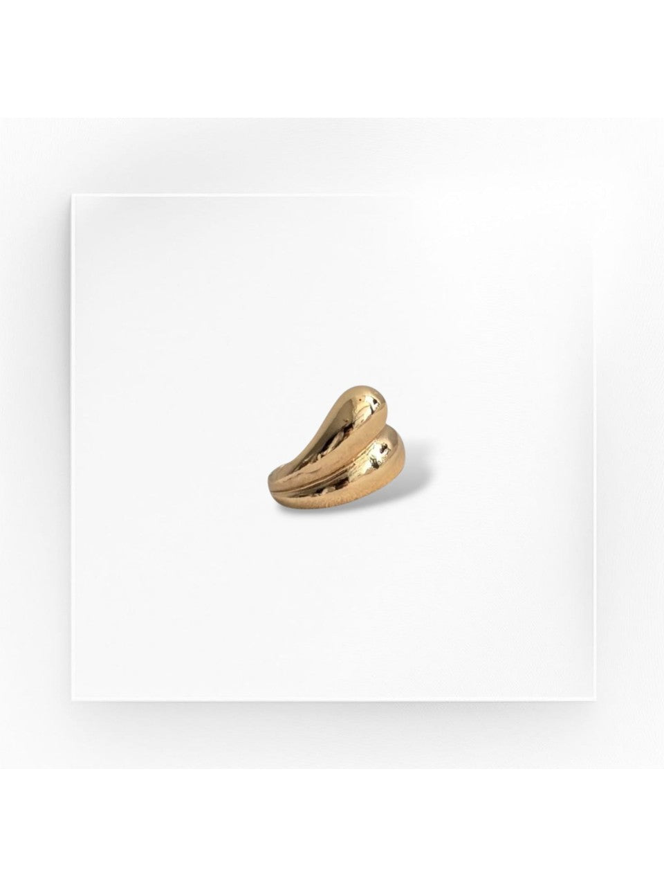 Premium Seri Kadın Zarif Tasarım Dalgalı Bijuteri Yüzük