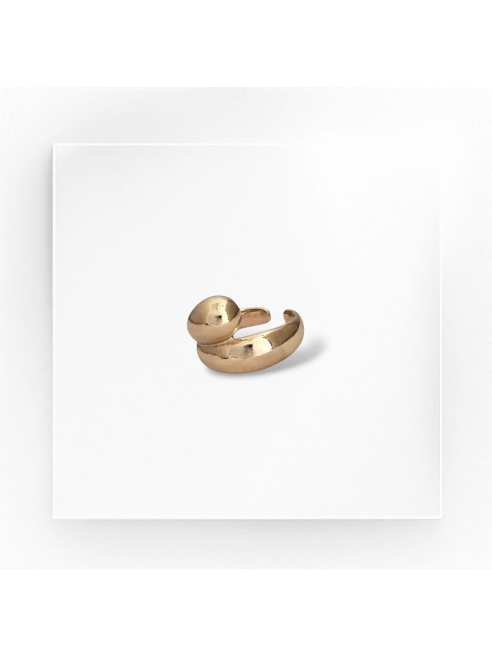 Premium Seri Kadın Zarif Tasarım Dalgalı Bijuteri Yüzük