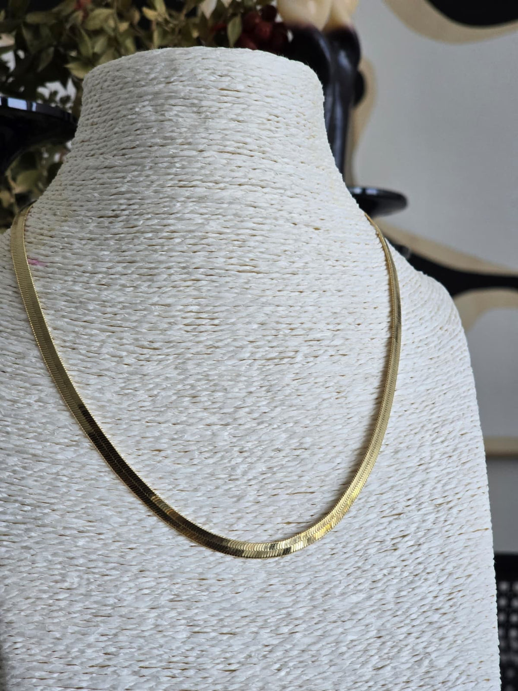 Xuping Herringbone Yassı Zincir Kolye (KOD-474)