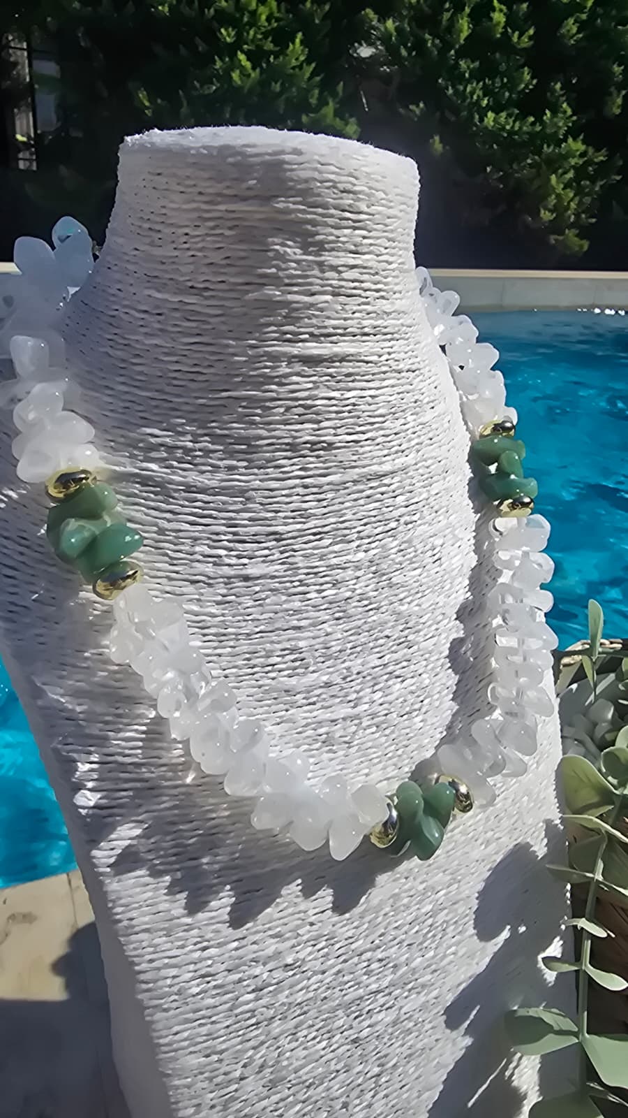 Azure Breeze Boncuk Kolye (KOD-490)
