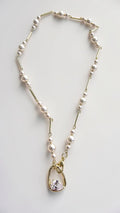 Auréa Pearl Lock Kolye (KOD-479)