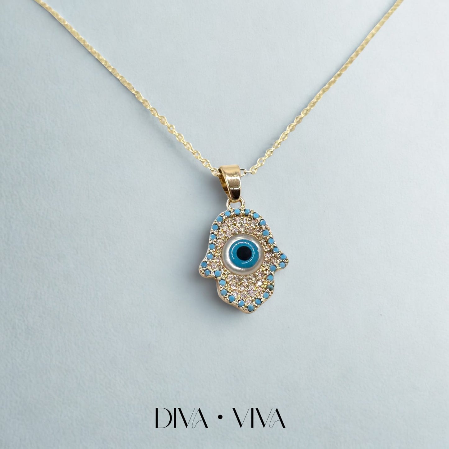 Amara Eye Çelik Kolye (KOD-139)