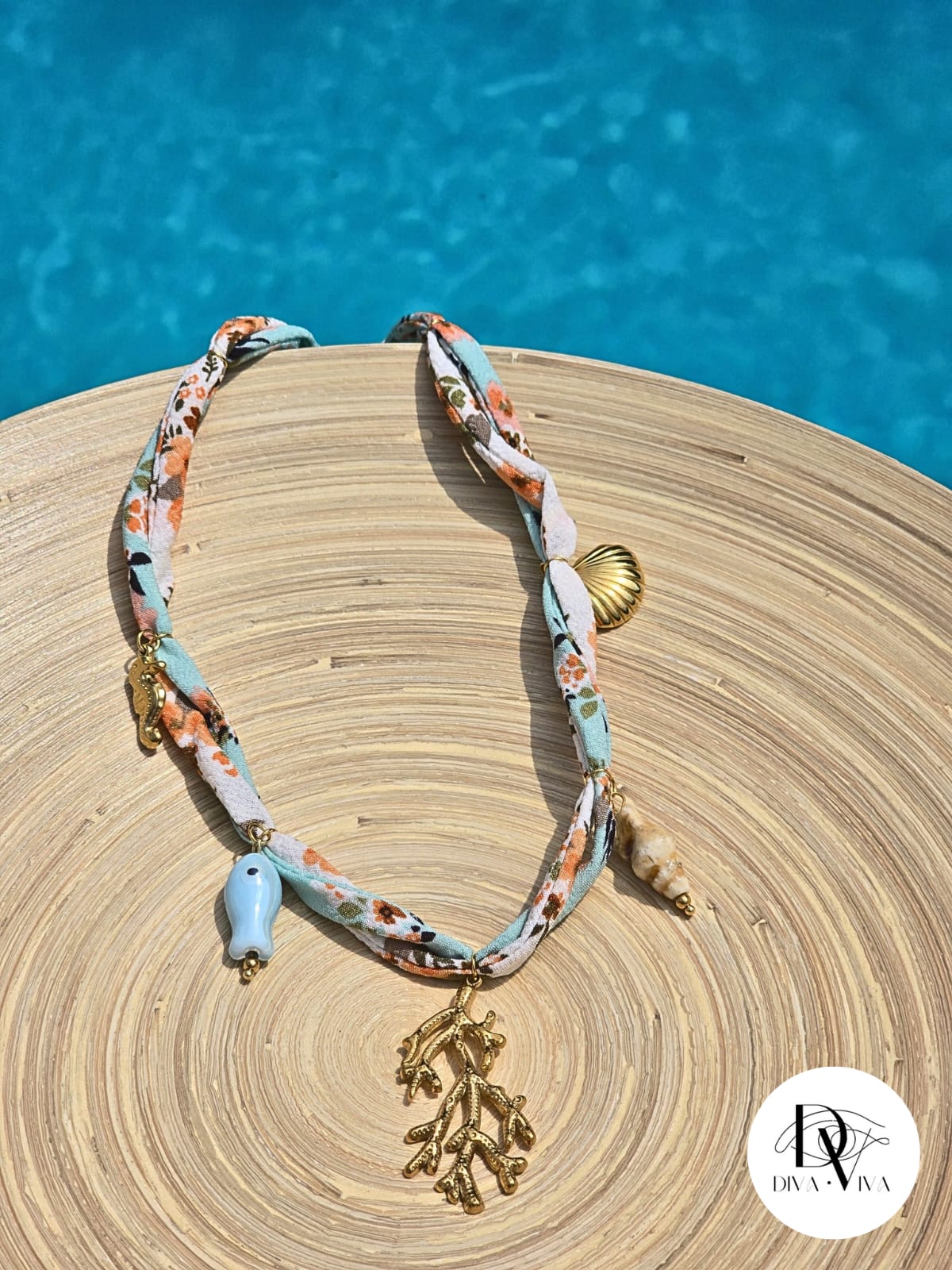 Steel Scarf Necklace Model 1 (KOD-245)