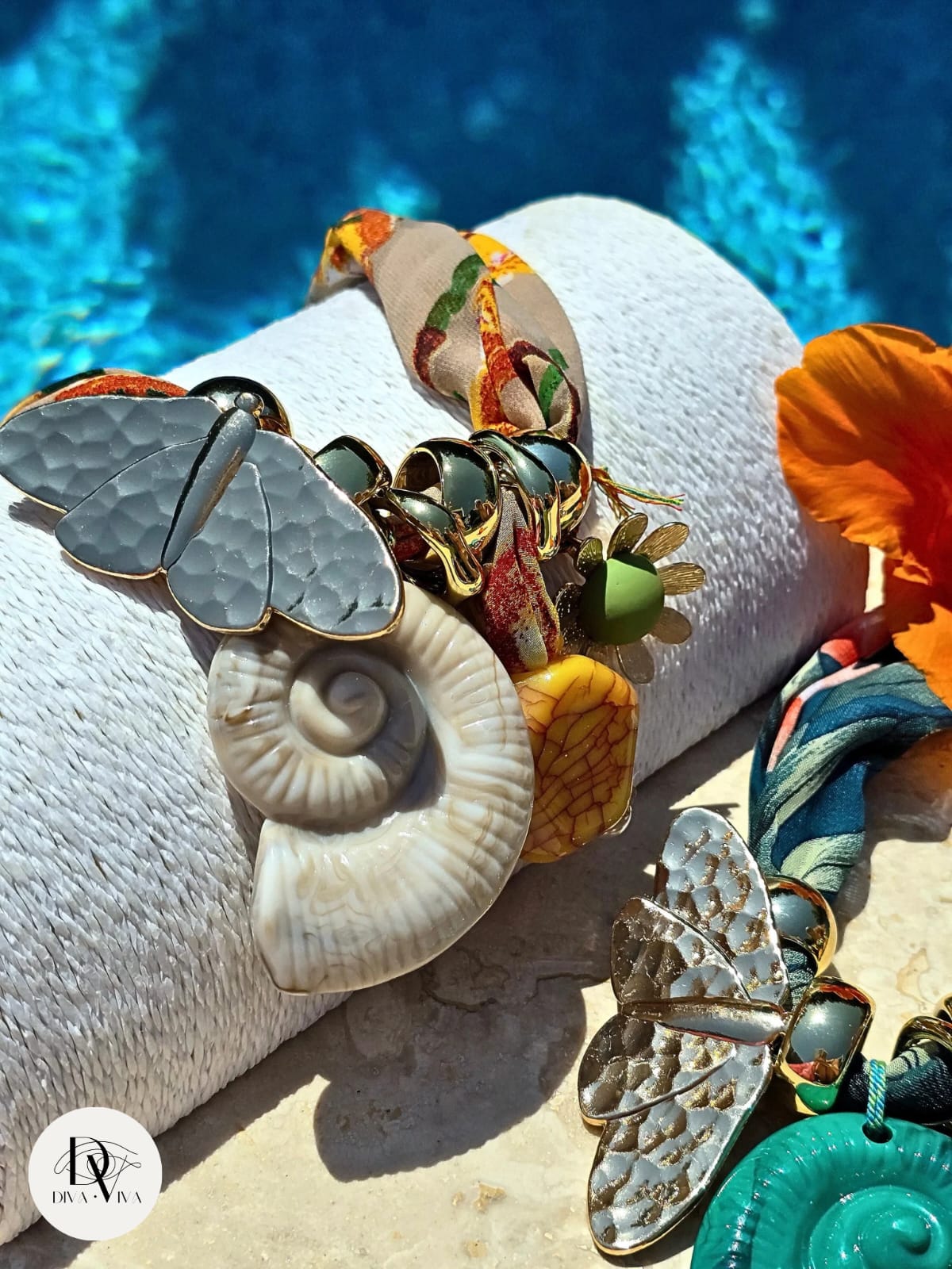 Ocean Bloom Fular Kolye (KOD-217)