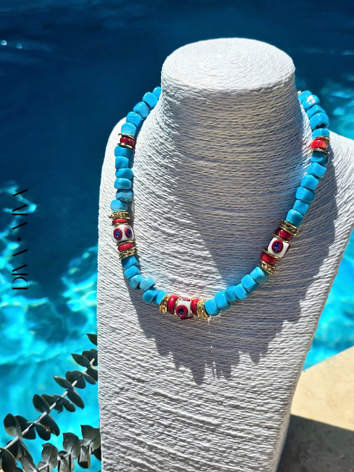 Soleia VI – Azure Beads Kolye (KOD-181)