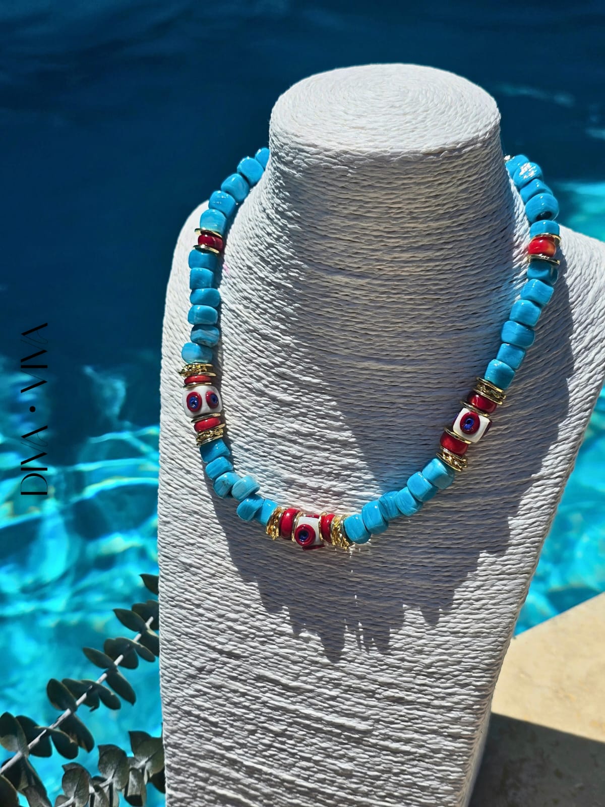 Soleia VI – Azure Beads Kolye (KOD-181)