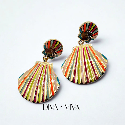 Rainbow Shell – Sallantılı Küpe (KOD-085)