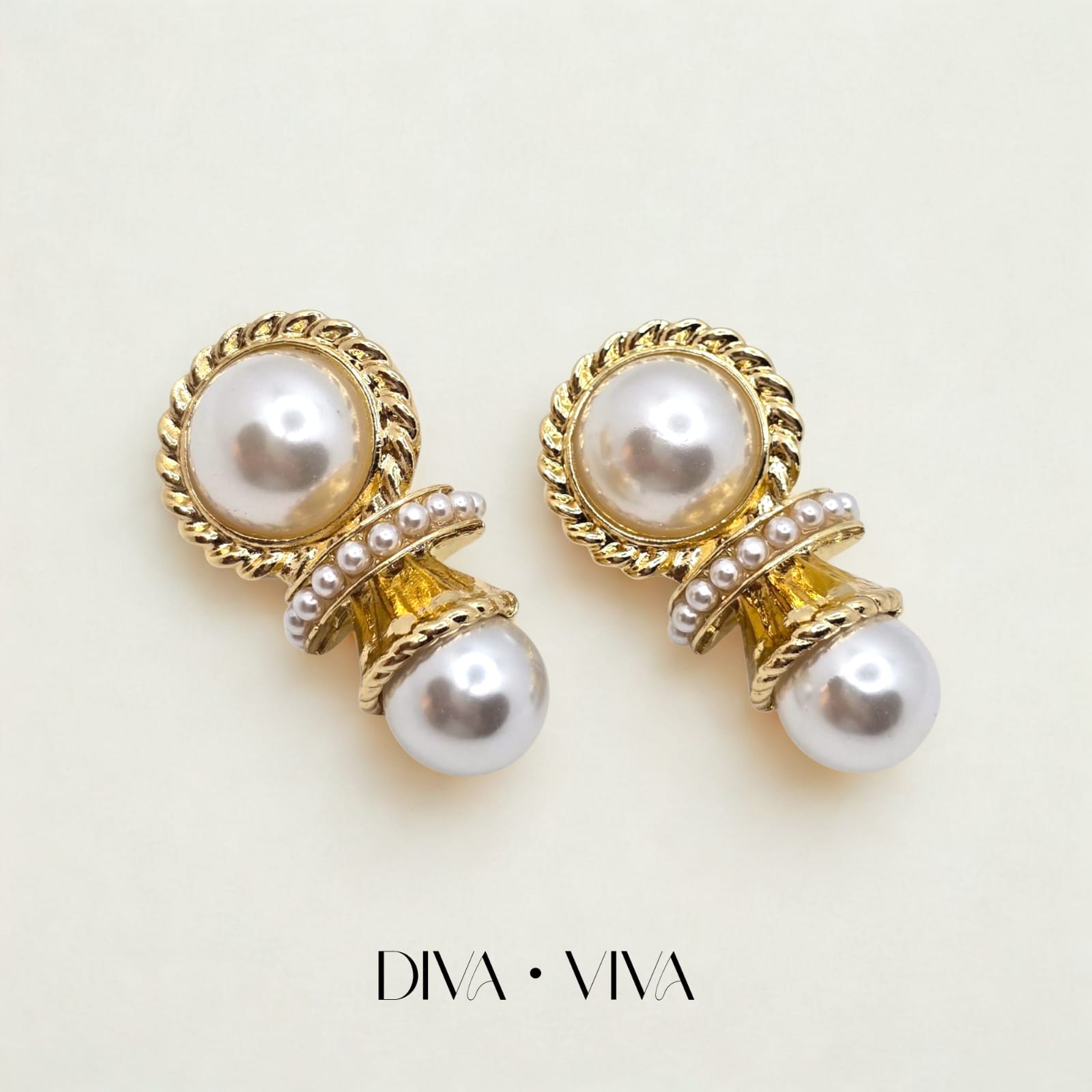 Élise Pearl Vintage Küpe (KOD-147)