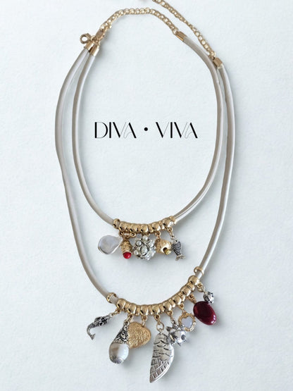 Charm Echo 2li Kolye (KOD-158)