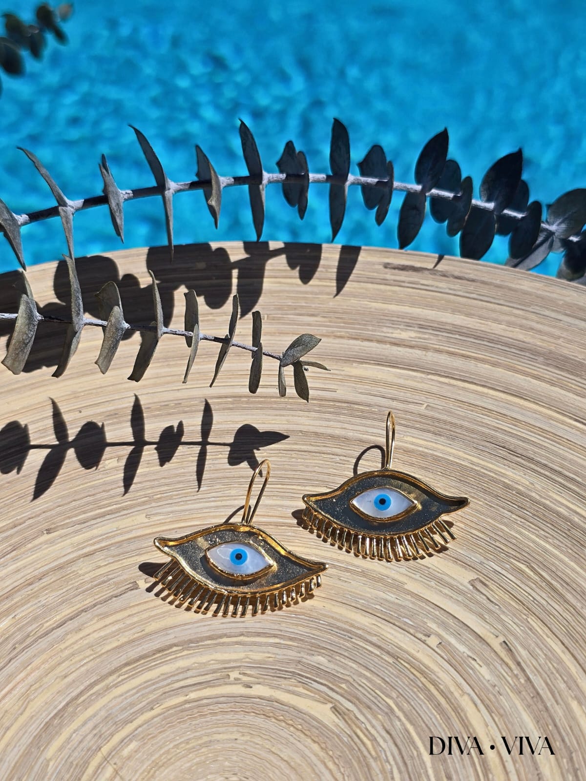 Soleia IX – Golden Gaze Küpe (KOD-201)