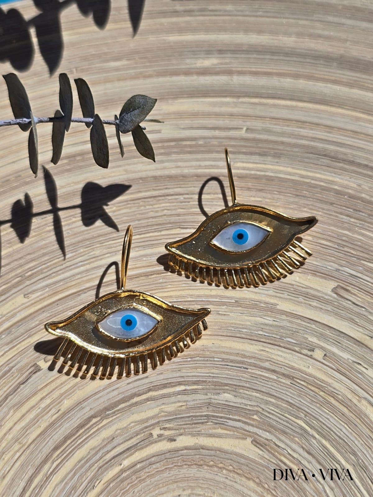 Soleia IX – Golden Gaze Küpe (KOD-201)