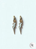 Glow Earrings – Gold Kaplama Taş Detaylı Küpe (KOD-360)
