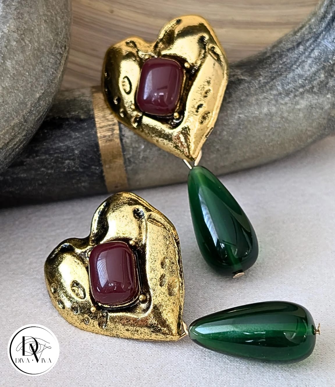 Muse Earrings – Trend Kalp Küpe (KOD-367)