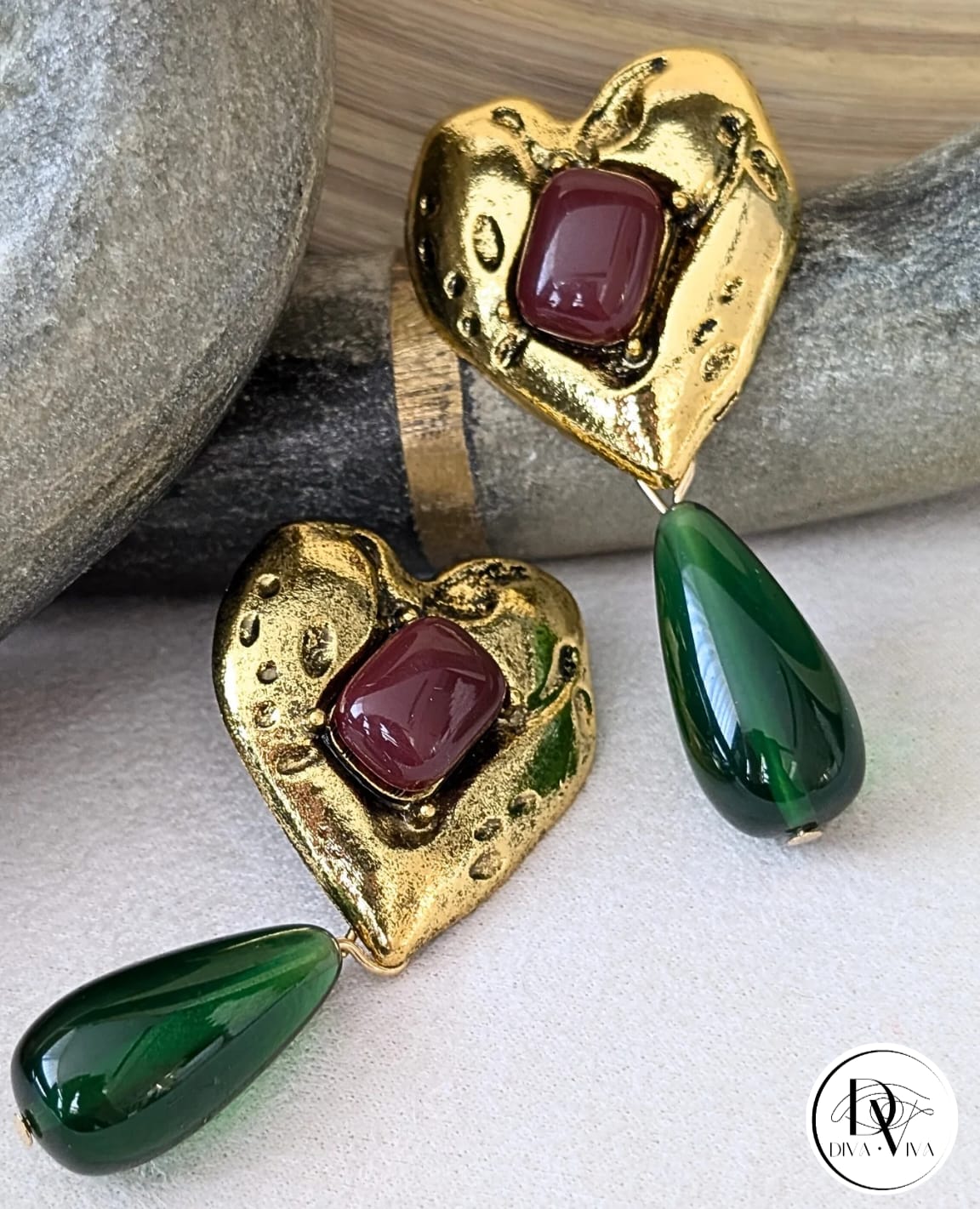 Muse Earrings – Trend Kalp Küpe (KOD-367)