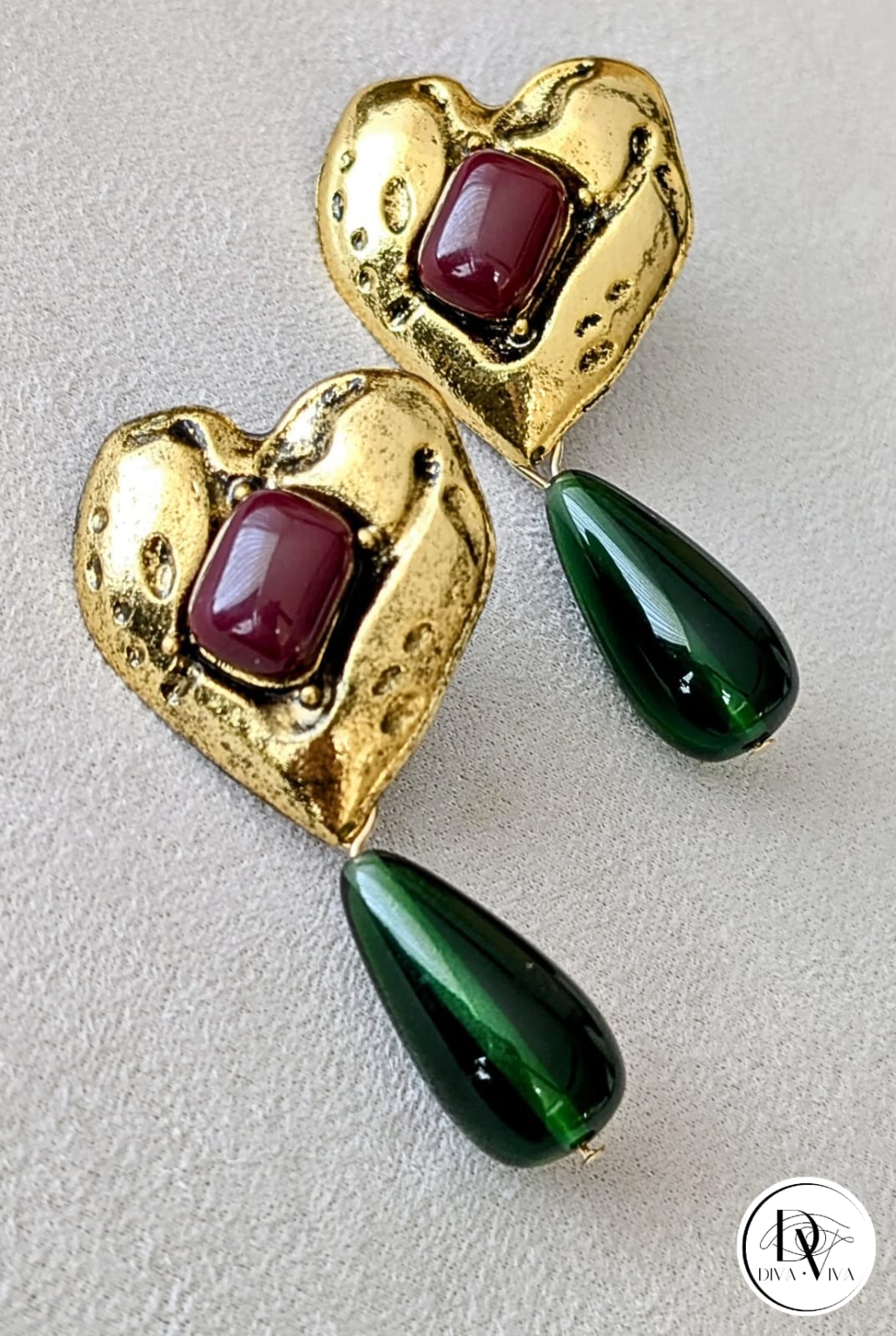 Muse Earrings – Trend Kalp Küpe (KOD-367)