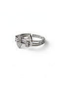Urban Geometric Silver Ring (KOD-427)