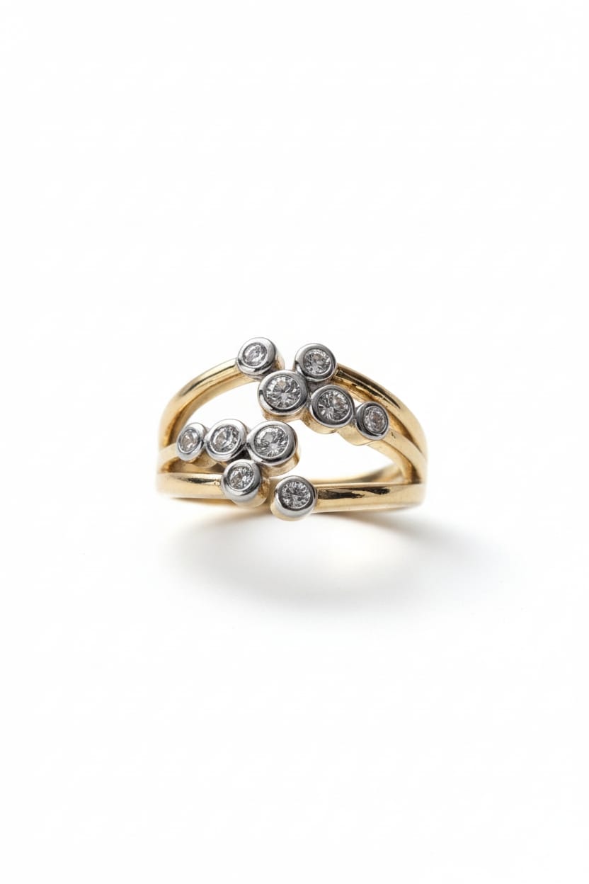 Cosmic Drop Çoklu Taşlı Yüzük (KOD-432)