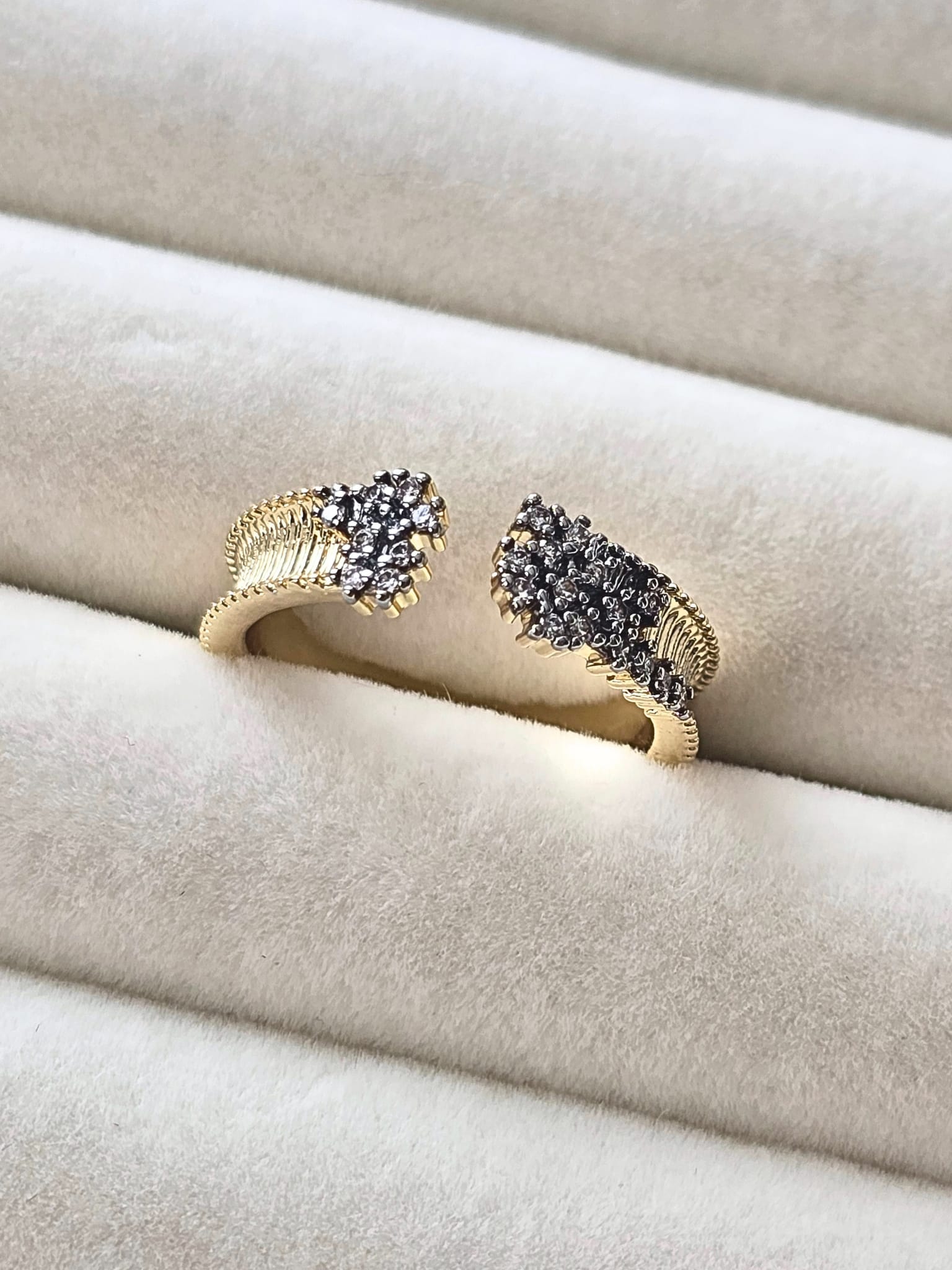 Midnight Sparkle Açık Form Yüzük (KOD-429)