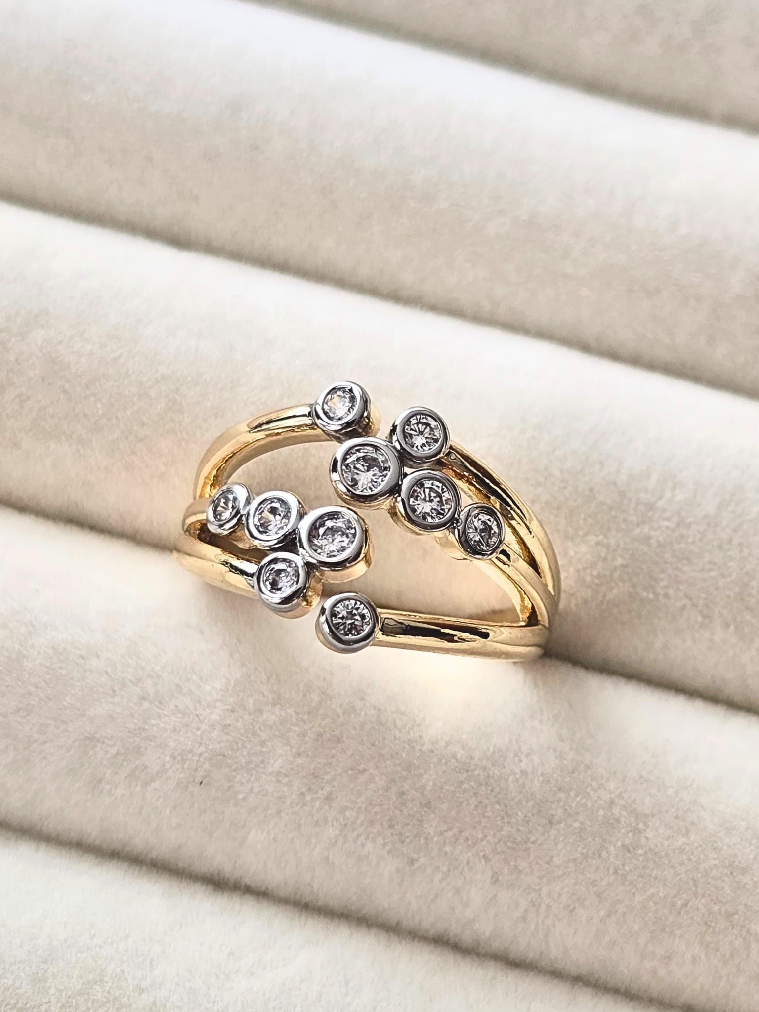 Cosmic Drop Çoklu Taşlı Yüzük (KOD-432)