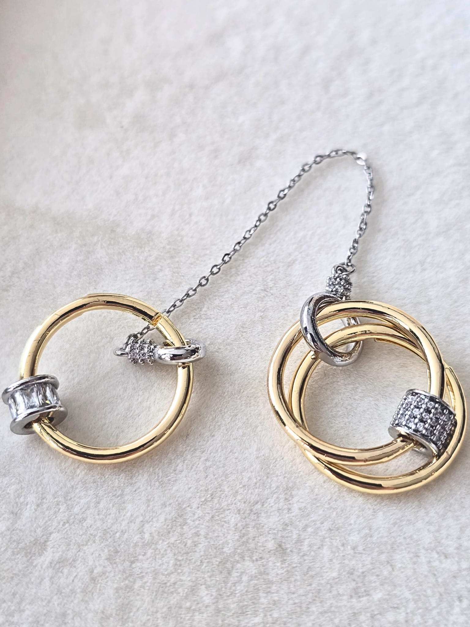 Stellar Connection Zincirli Çiftli Yüzük (KOD-441)