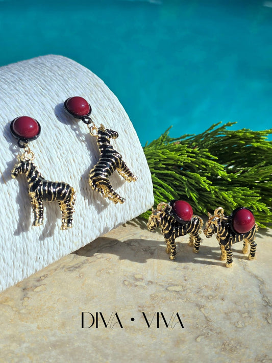 ZebraSwing Sallantılı Küpe (KOD-102)