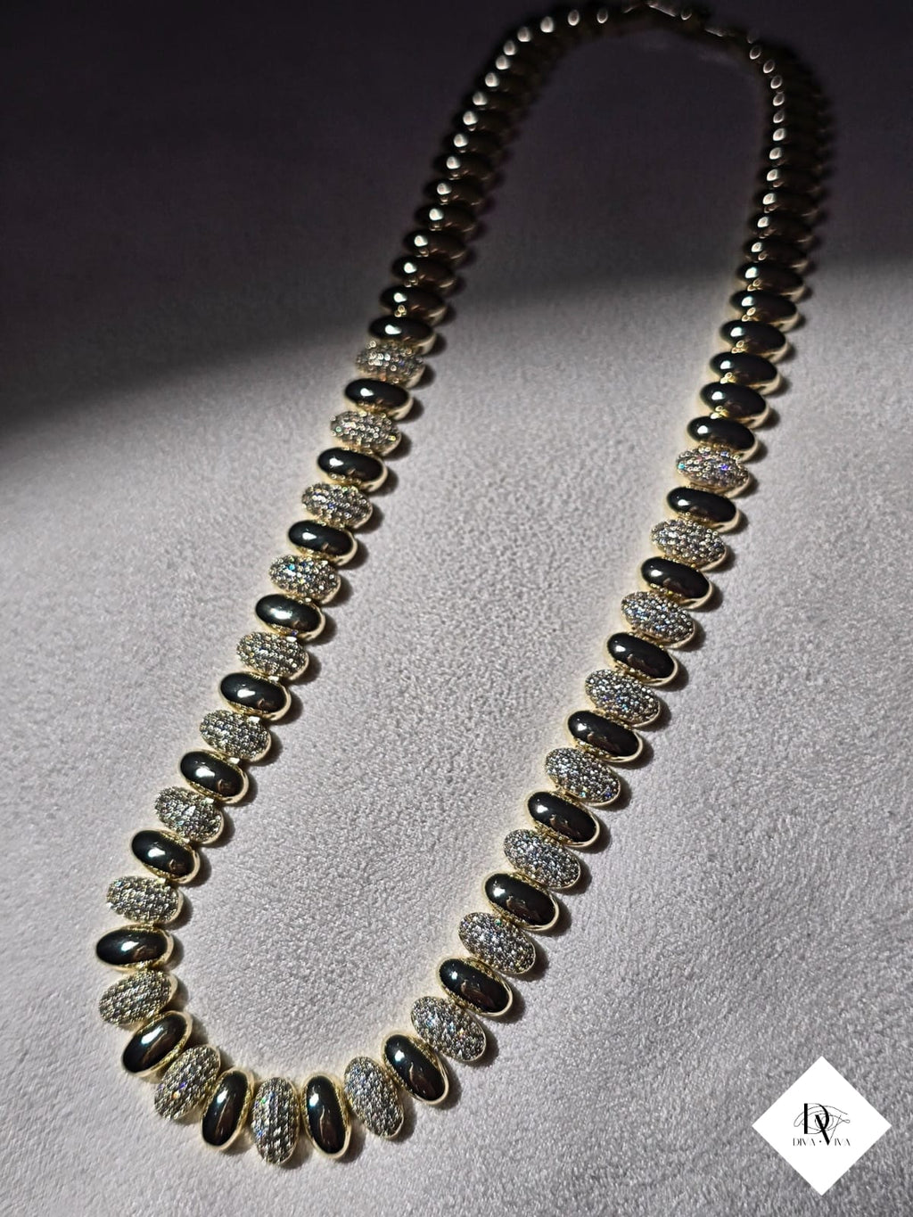 Aria - Arpa Zirkon Detaylı Kolye (KOD-299)